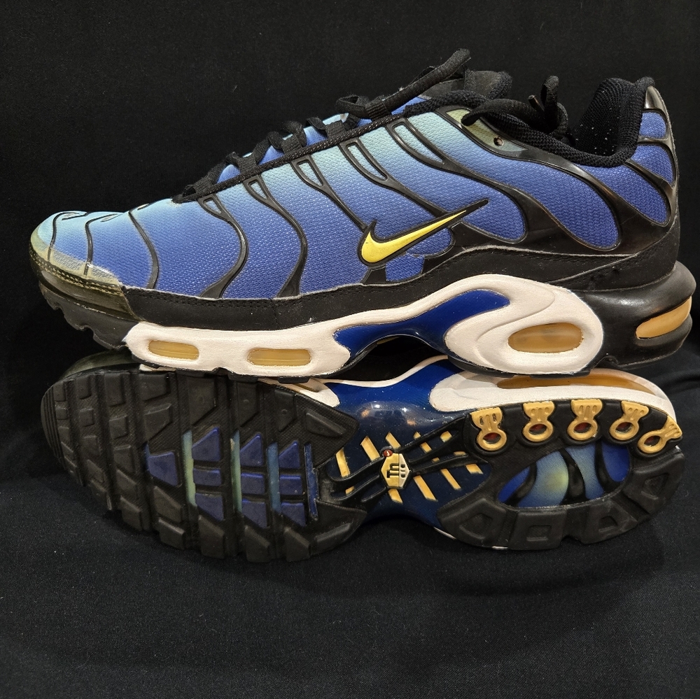 Nike Air Max TN Gradient Blue and Black Athletic Shoes
